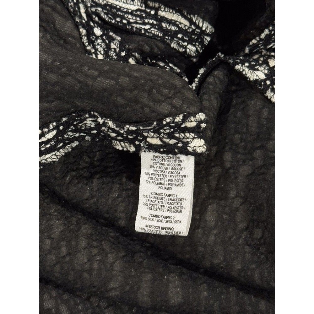 10 Crosby Derek Lam Womens Dress Gray Asymmetric Boucle Silk Mini A Line Size 6 - Picture 11 of 12